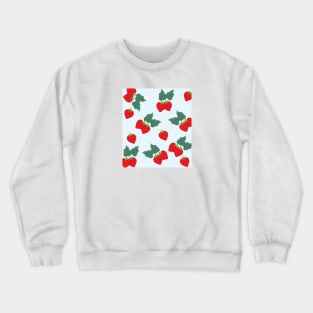 Strawberry Pattern Crewneck Sweatshirt